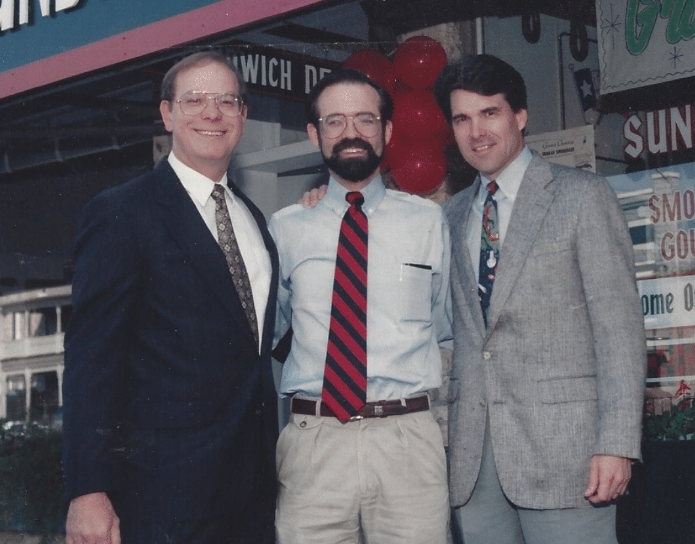 Dr. Leininger & Gov. Rick Perry